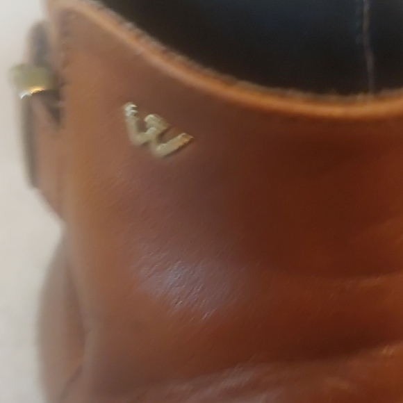 WOJAS, Size 7/European 38 Women's Tan Leather Ankle Booties - Picture 4 of 11